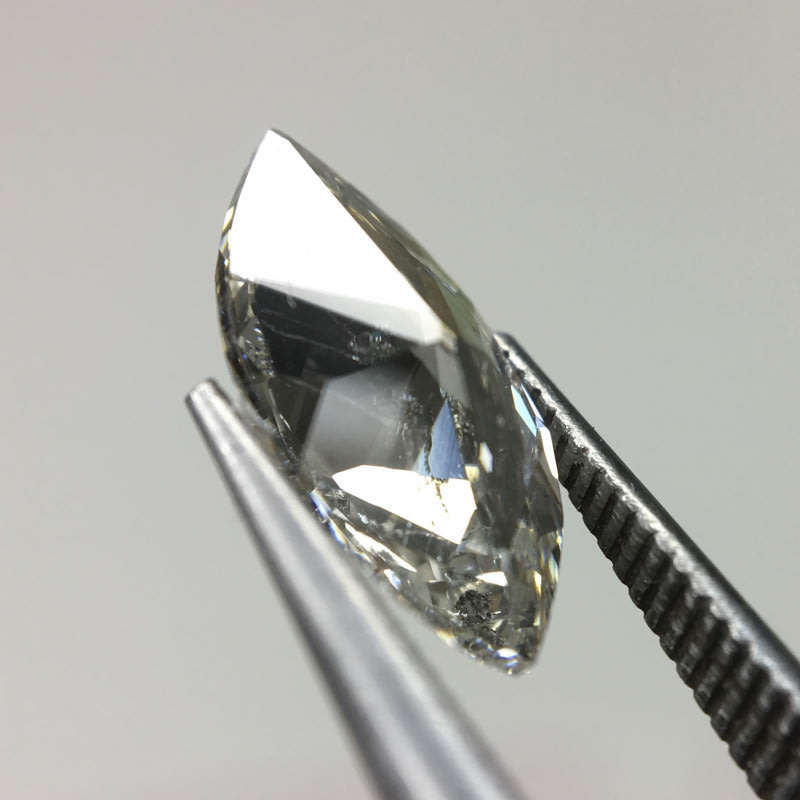 1.00 carat GIA H i2 marquise diamond