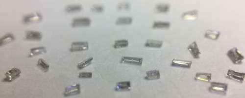 0.16 ctw 30 x champagne baguette diamond parcel Si - Pique