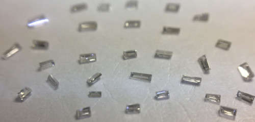 0.16 ctw 30 x champagne baguette diamond parcel Si - Pique