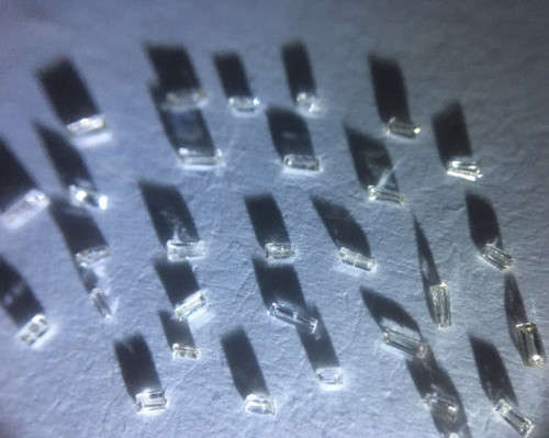 0.16 ctw 30 x champagne baguette diamond parcel Si - Pique