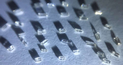 0.16 ctw 30 x champagne baguette diamond parcel Si - Pique