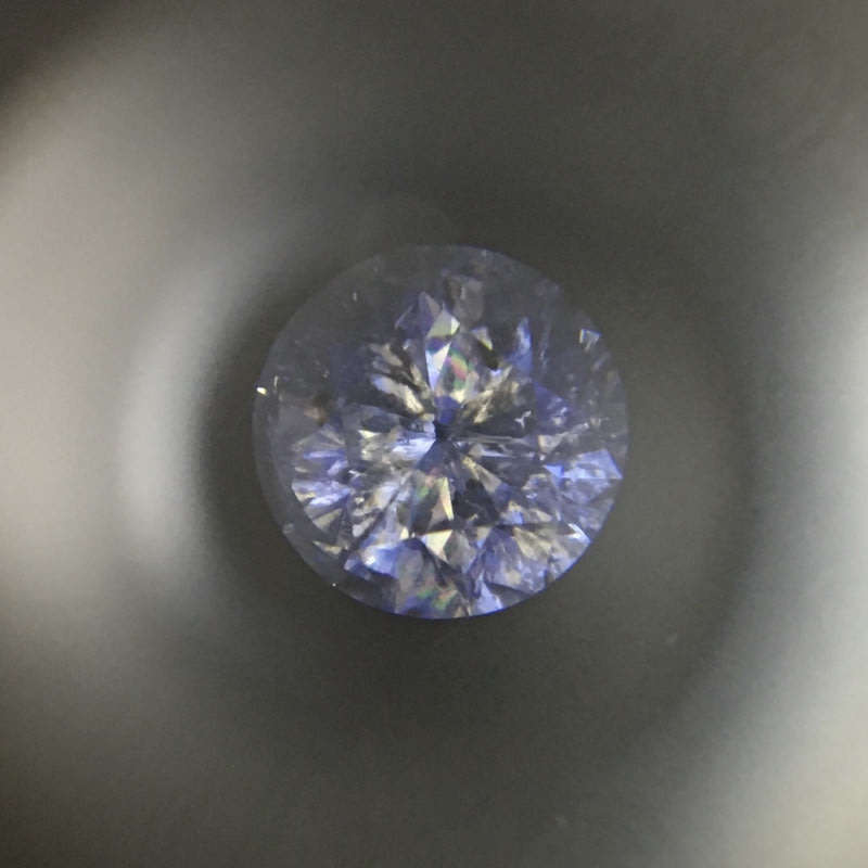 1.12 ct Cape pique round brilliant diamond