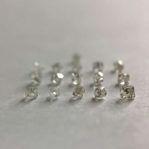 0.10 ct 17 x Antique Early Square French Cut Diamonds