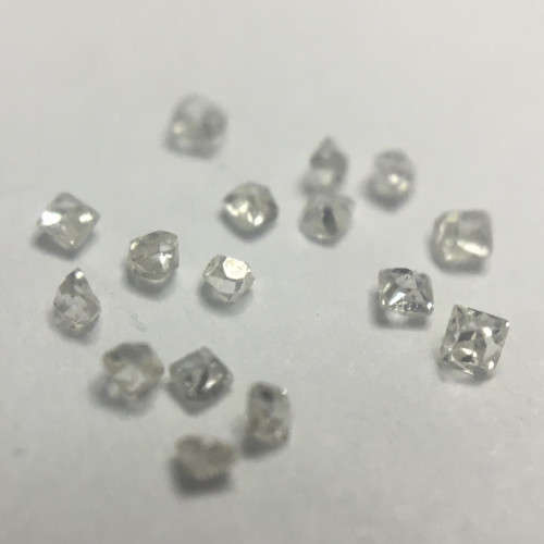 0.10 ct 17 x Antique Early Square French Cut Diamonds