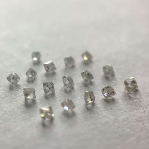 0.10 ct 17 x Antique Early Square French Cut Diamonds