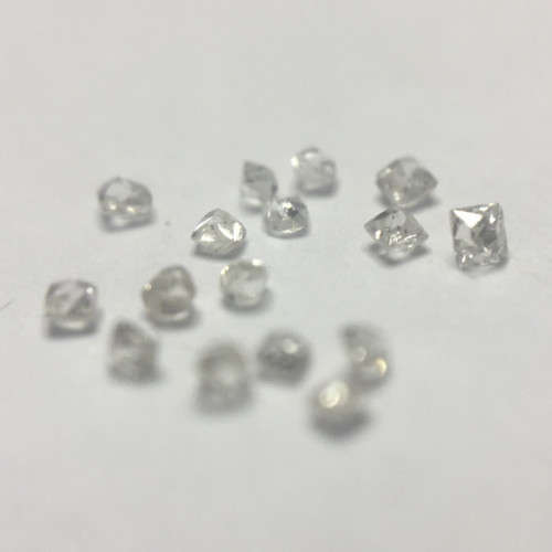 0.10 ct 17 x Antique Early Square French Cut Diamonds