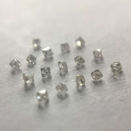 0.10 ct 17 x Antique Early Square French Cut Diamonds