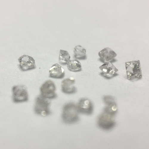 0.10 ct 17 x Antique Early Square French Cut Diamonds