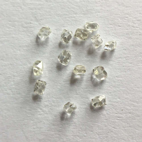 0.09 ct 13 x Antique Early Elongated French Cut Diamonds
