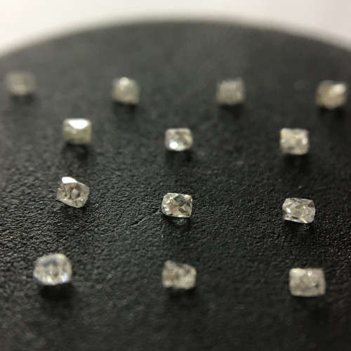 0.09 ct 13 x Antique Early Elongated French Cut Diamonds