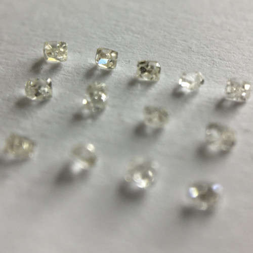 0.09 ct 13 x Antique Early Elongated French Cut Diamonds