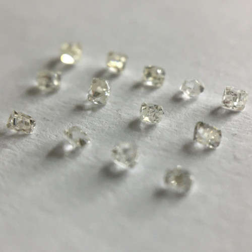 0.09 ct 13 x Antique Early Elongated French Cut Diamonds