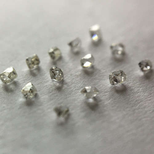 0.09 ct 13 x Antique Early Elongated French Cut Diamonds