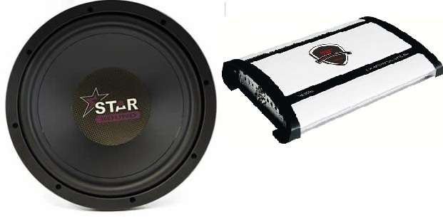 12" Subwoofer in box + 2200W Amplifier