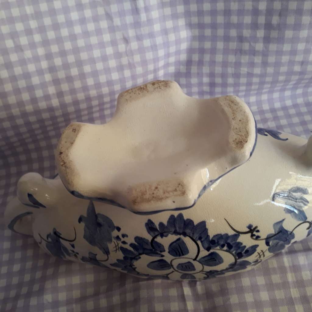 Blue & White Planter