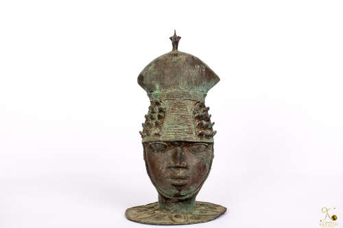 Benin Bronze Head Figure- Nigeria