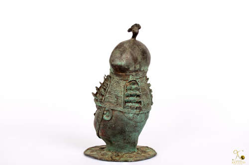 Benin Bronze Head Figure- Nigeria