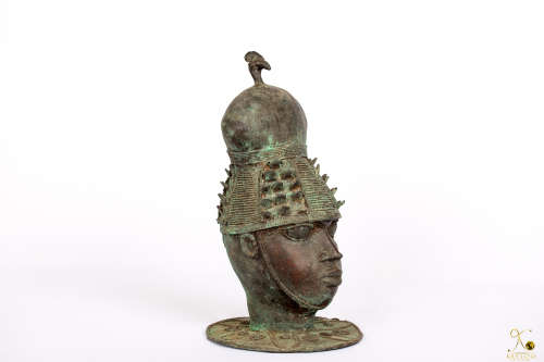 Benin Bronze Head Figure- Nigeria