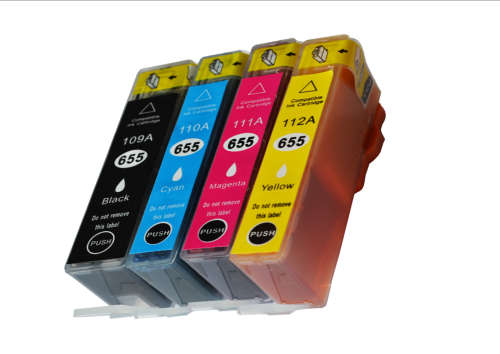 4 x HP 655XL Pack Generic Ink Cartridge