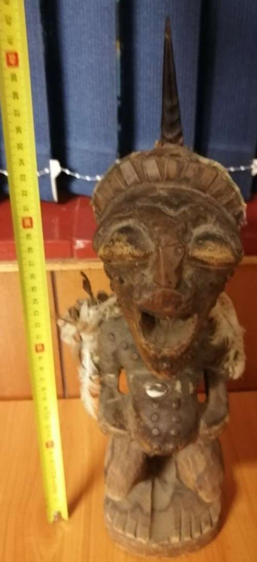 Authentic African Decor Item Songye `Nkisi` Figure Outstanding ORIGINAL piece 1