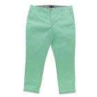 Tommy Hilfiger Womens Green Stretch Slim Fit Chino Pants Trousers Size - 4