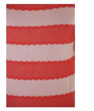 Tommy Hilfiger Women Pink Heathered Lace Trim Pullover Sweater/Jersey Size - L