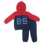 Tommy Hilfiger Blue & Red Fleece Baby 2PC Pant Outfit Size - 18 months