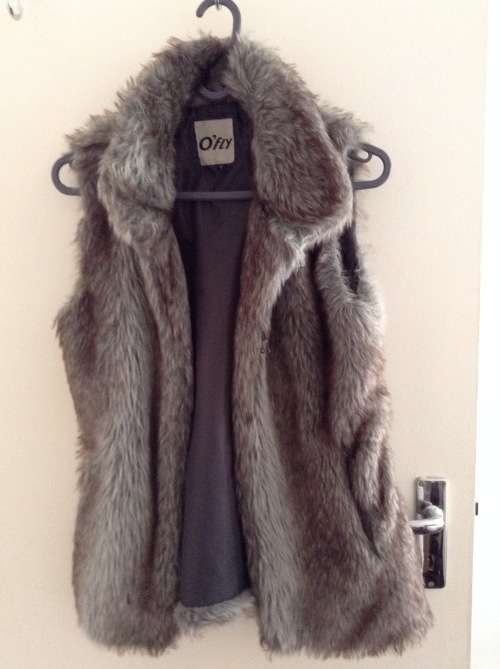 Fur gilet - one size