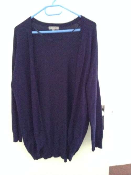 Navy waterfall cardigan - small