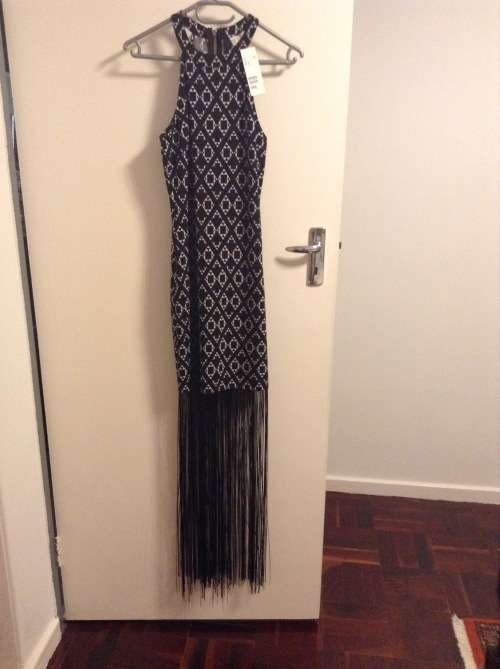 H&M fringe dress - small