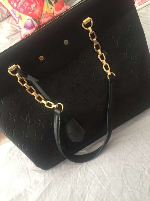 Genuine Leather LV embossed bag
