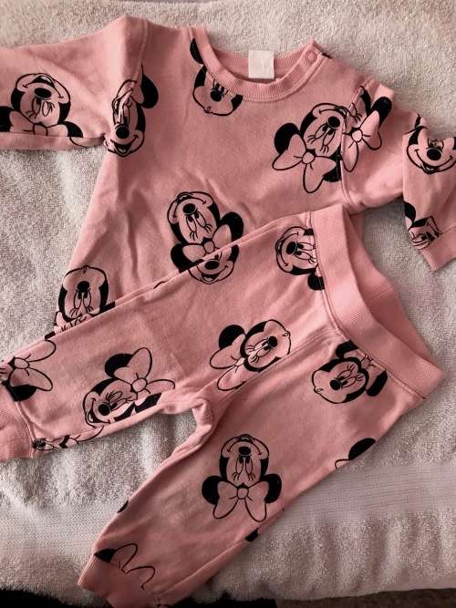 H&M Pink Minnie Track Set (6-9months)