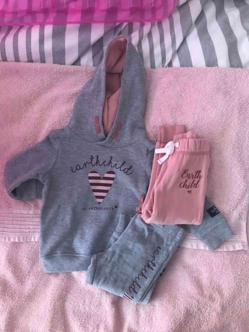 Eartchild track top with 2 bottoms - 12 to 18 months