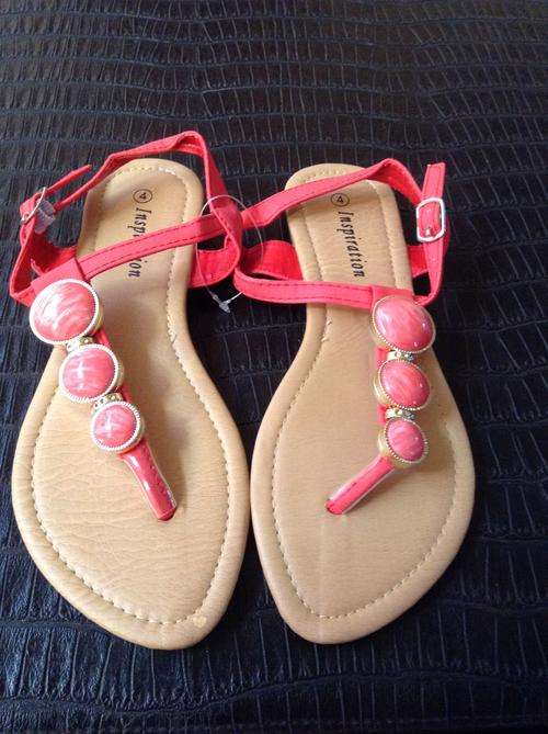 Coral Sandals - Sizes 4 and 5 available