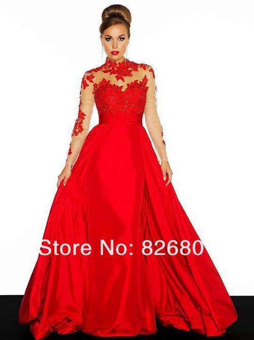 Red Ballgown
