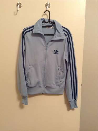 Blue Adidas zip up - small