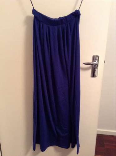 Blue maxi skirt - small