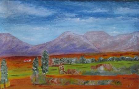 Original art by ZeldaZ    "The Mountains"