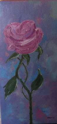 Original art by ZeldaZ     "Lilac Rose"