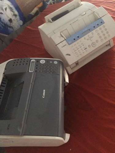 1 x Canon i-sensys L120 and 1 x Canon Super G3 fax machine