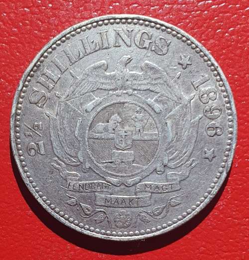 1896 ZAR 2½ Shillings