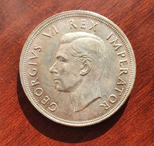 1947 Union of South 5 Shilling - Beautifully aged