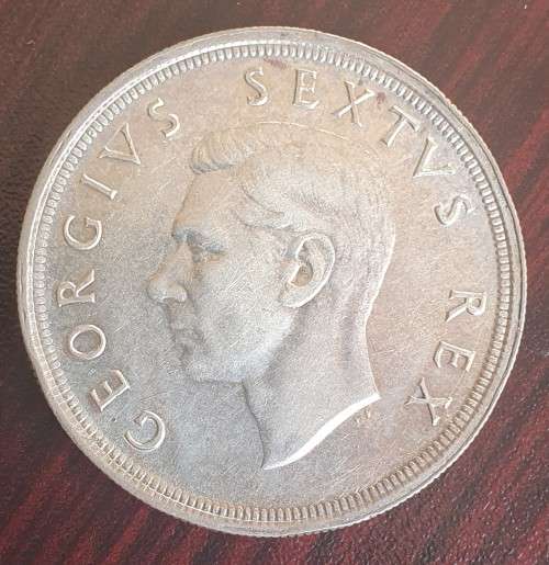1948 Union of South Africa 5 Shilling - Low mintage