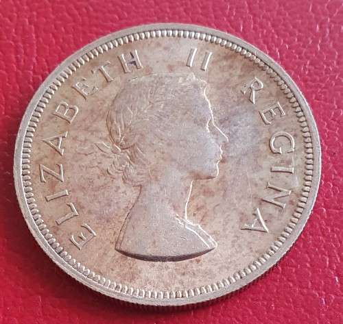 1958 Union of South Africa 2 and a half Shillings