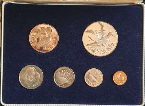 1974 British Virgin Islands Proof Set - Sterling Silver 1 Dollar