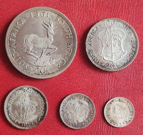 1961 RSA Silver set - Low mintage