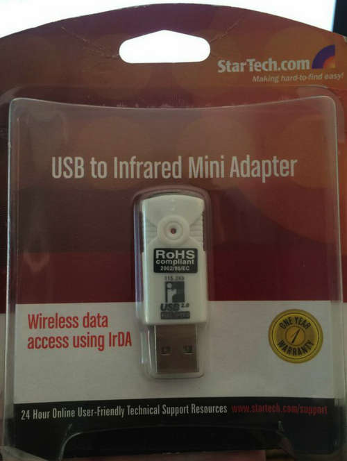Startech USB to infrared mini adapter USB