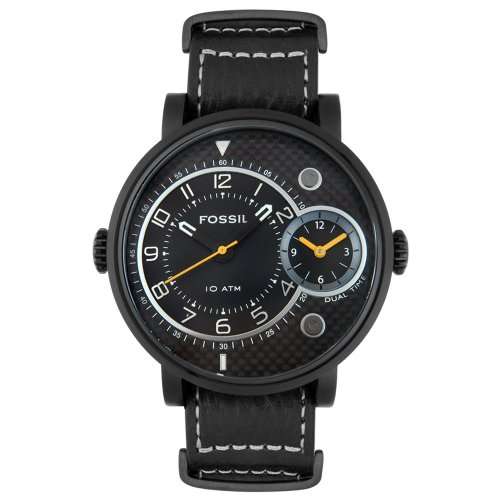 Fossil Men's FS4426 Black Ion-Plated Multi-Function Stainless Steel Watch