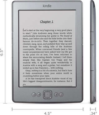 Kindle, 6" E Ink Display, Wi-Fi - Includes Special Offers (Graphite)