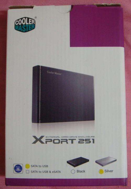 Cooler Master Xport-251 2.5 inch SATA hard drive enclosure